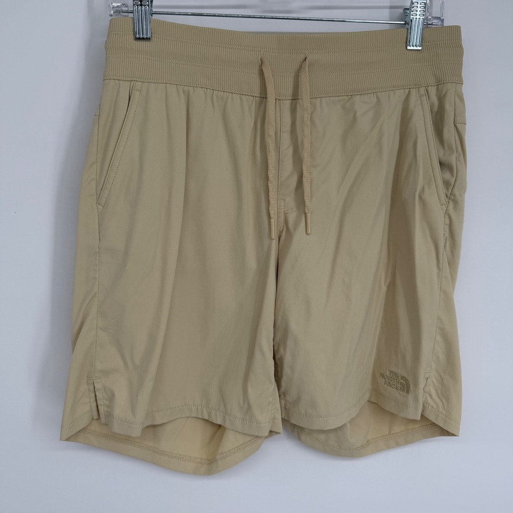 The North Face Aphrodite 2.0 Shorts Tan Khaki Hiking Outdoor Womens Small